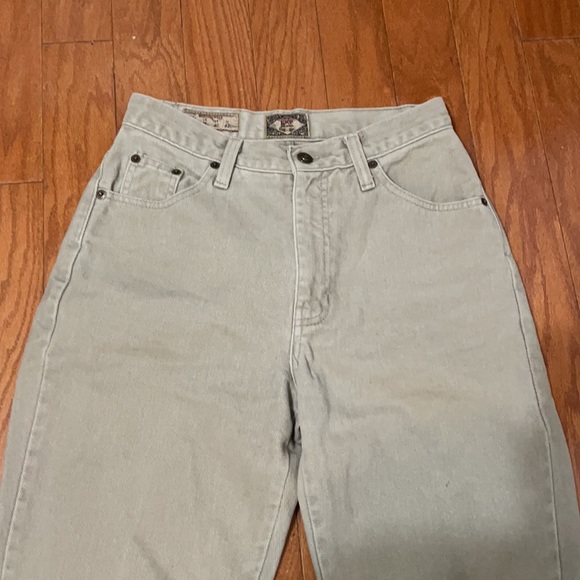 1990’s Express No. 4 High Waisted Tan Denim - Picture 3 of 12